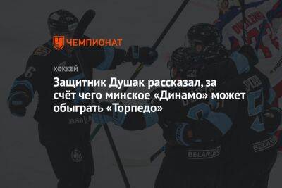 Защитник Душак рассказал, за счёт чего минское «Динамо» может обыграть «Торпедо»