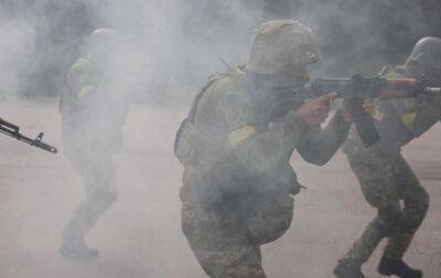 Украина провела боевые учения на границе с Беларуссю
