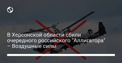 В Херсонской области сбили очередного российского "Аллигатора" – Воздушные силы