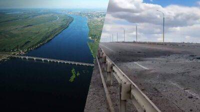 Уничтожена колонна техники и баржи: рассказали детали об ударах возле Антоновского моста