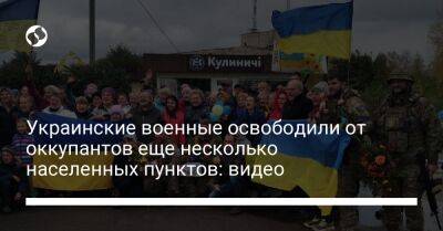 Украинские военные освободили от оккупантов еще несколько населенных пунктов: видео - liga.net - Украина - Херсонская обл. - Kherson