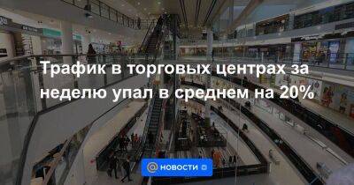 Сергей Миронов - Дмитрий Москаленко - Трафик в торговых центрах за неделю упал в среднем на 20% - smartmoney.one - Россия
