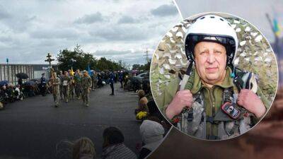 Плакало небо и люди: в Киевской области простились с летчиком полковником Матюшенко