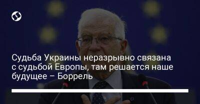 Судьба Украины неразрывно связана с судьбой Европы, там решается наше будущее – Боррель