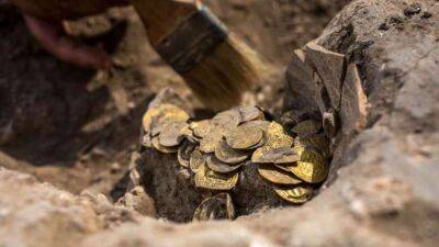 Археологи виявили на Голанських висотах 44 зливки з чистого золота візантійської епохи