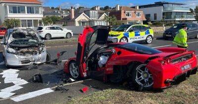Работник автосалона разбил эксклюзивный суперкар Ferrari Enzo за $3 миллиона (видео)