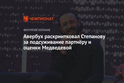 Авербух раскриитковал Степанову за подсуживание партнёру и оценки Медведевой
