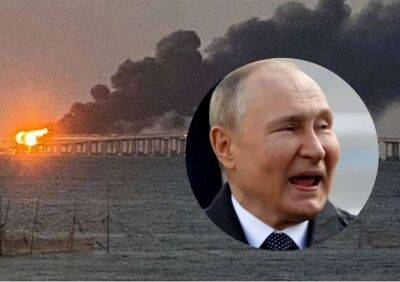 Путіна «привітали» диверсією на Кримському мосту (ФОТО, ВІДЕО)