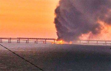 В России назвали свою версию взрыва и частичного обрушения Крымского моста