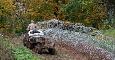 Постоянный забор на границе с Белоруссией построен на протяжении 14 км