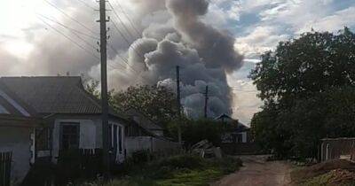 На ж/д станции оккупированной Донбасса раздался сильный взрыв и вспыхнул пожар (ВИДЕО)