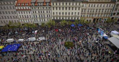 В Чехии вновь прошли массовые протесты против роста цен