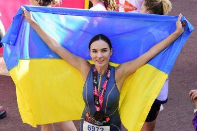 Одесситка пробежала Лондонский марафон с флагом Украины | Новости Одессы