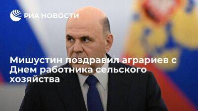 Мишустин заявил, что российские власти продолжат оказывать аграриям серьезную поддержку
