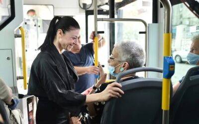 Министр транспорта открыла автобусную линию в Шаббат