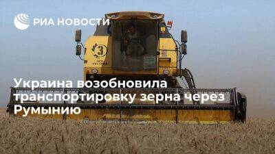 Украина возобновила транспортировку аграрной продукции через "Дунайский зерновой путь"
