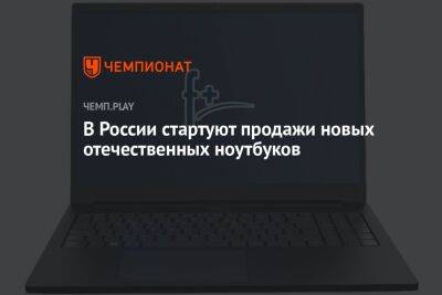 В России стартуют продажи новых отечественных ноутбуков