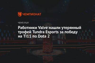 Работники Valve нашли утерянный трофей Tundra Esports за победу на TI11 по Dota 2
