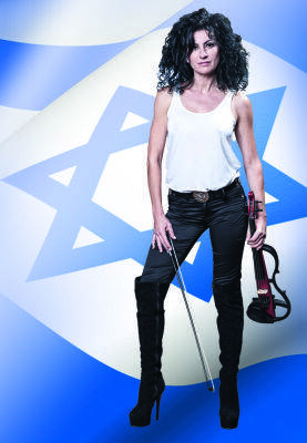 Израильская «огненная» скрипачка АНА АГРЕ с минибэндом 11 ноября выступит в Вильнюсе!