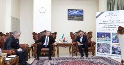 Сироджиддин Мухриддин выразил соболезнования от имени Правительства Республики Таджикистан государству и народу Ирана