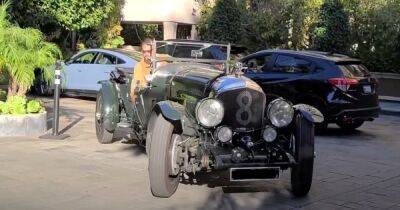 Джейсон Момоа засветил свой 90-летний суперкар Bentley за $10 миллионов (видео)