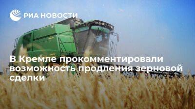 Песков: переговоры по продлению зерновой сделки идут, но такие решения не анонсируются