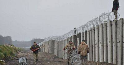 Украина строит на границе с Беларусью стену (ФОТО)