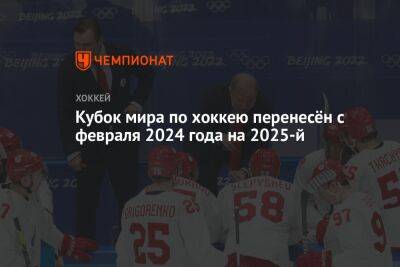 Кубок мира по хоккею перенесён с февраля 2024 года на 2025-й