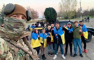 Украинские военные показали, как заходили в Херсон