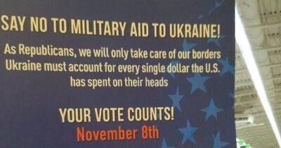 Правда ли, что перед выборами в США республиканцы распространяли листовки с призывом остановить помощь Украине?