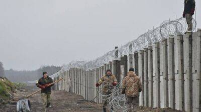 Стена на границе с Беларусью: в ОПУ показали, как идет строительство