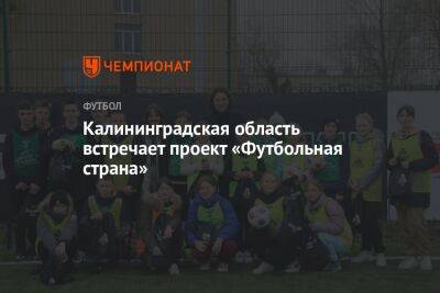 Калининградская область встречает проект «Футбольная страна»