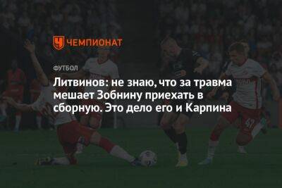 Литвинов: не знаю, что за травма мешает Зобнину приехать в сборную. Это дело его и Карпина