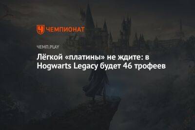 Лёгкой «платины» не ждите: в Hogwarts Legacy будет 46 трофеев