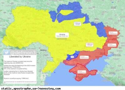 ЗСУ звільнили понад 50% територій, захоплених Росією з 24 лютого: карта