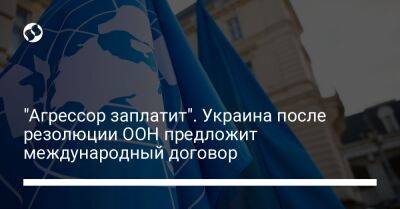 "Агрессор заплатит". Украина после резолюции ООН предложит международный договор