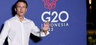 Саммит G20: Макрон подтолкнет Си к "давлению" на россию