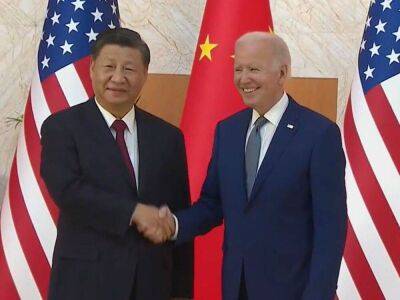 Си Цзиньпин - Joe Biden - Джо Байден - На Бали проходит встреча Байдена и Си Цзиньпина. Они пожали друг другу руки и заявили о готовности к сотрудничеству - koronavirus.center - Китай - США - Украина - county Summit