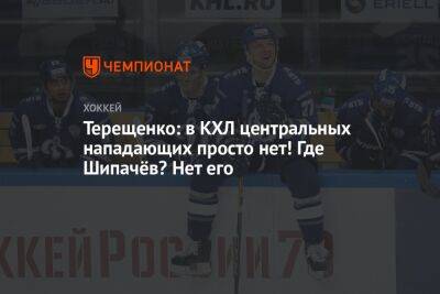 Терещенко: в КХЛ центральных нападающих просто нет! Где Шипачёв? Нет его