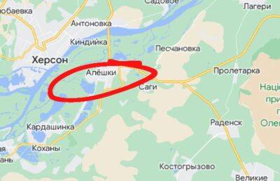 Пресс-служба администрации Херсонской области: никаких украинских войск в Алешках нет и не будет