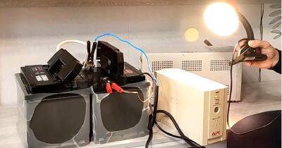 Портативная зарядная станция из автомобильного аккумулятора своими руками (видео)