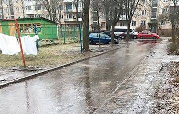 На белорусских дорогах появился гололед