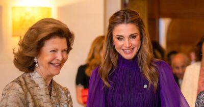 Королева Иордании Рания вышла в свет в потрясающем платье за семь тысяч долларов