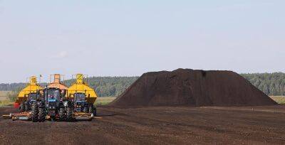 Предприятия Беларуси в этом году добыли 2,4 млн тонн торфа