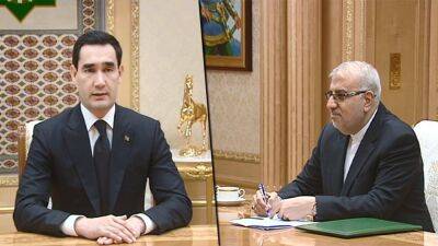 Президент Туркменистана принял министра нефти Ирана