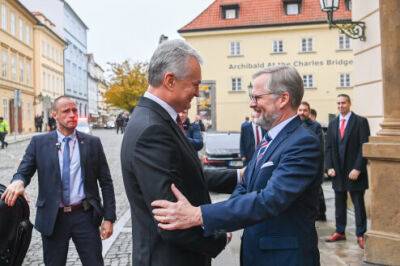 Науседа обсудил в Чехии с премьером этой страны расширение ЕС, энергетику