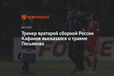 Тренер вратарей сборной России Кафанов высказался о травме Песьякова
