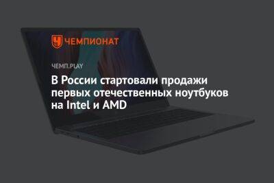В России стартовали продажи первых отечественных ноутбуков на Intel и AMD