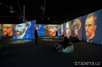 «Главный экспонат». В Ташкенте проходит мультимедийная выставка «Быть Ван Гогом»