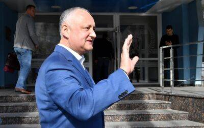 Суд в Молдове освободил Додона из-под домашнего ареста